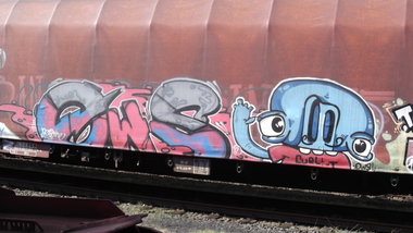 Graffiti Train - Photo by COLLECTOR - QWS (2012)