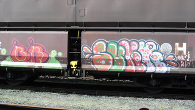Graffiti Train - Photo by COLLECTOR