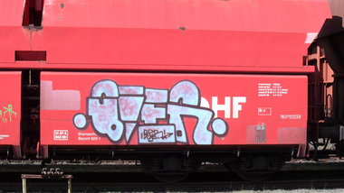 Graffiti Train - Photo by COLLECTOR - Over