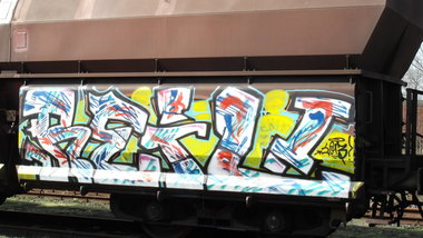 Graffiti Train - Photo by COLLECTOR - Reil, MC (2013)