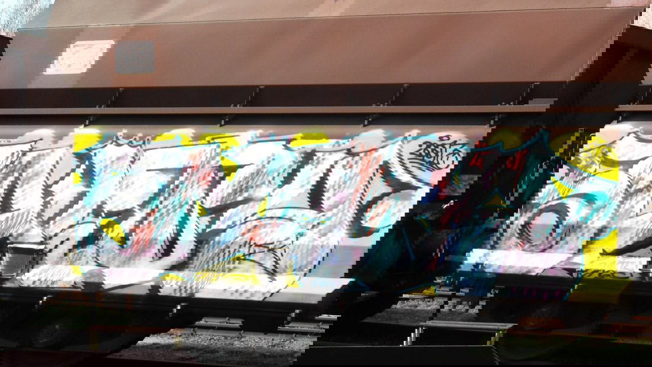 Graffiti Train - Photo by COLLECTOR - Salty