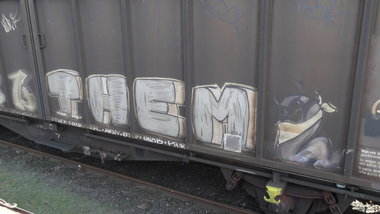 Graffiti Train - Photo by COLLECTOR - Them