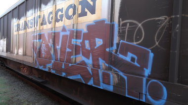 Graffiti Train - Photo by COLLECTOR - Over