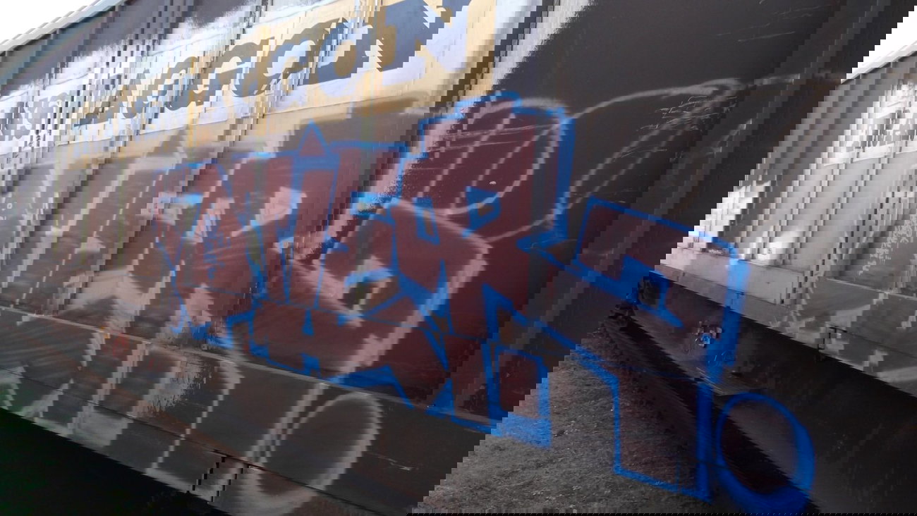 Graffiti Train - Photo by COLLECTOR - Over