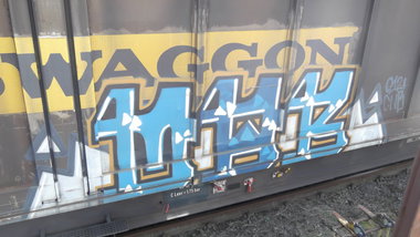 Graffiti Train - Photo by COLLECTOR - Mab, CNB (2012)
