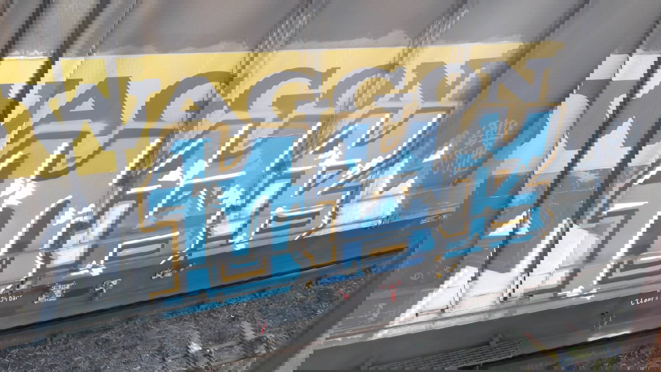 Graffiti Train - Photo by COLLECTOR - Mab, CNB (2012)