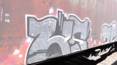 Graffiti Train - Photo by COLLECTOR - HS