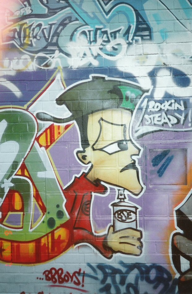 Graffiti Wall in Gifhorn - Photo by COLLECTOR - BSE, Gifhorn (1997)