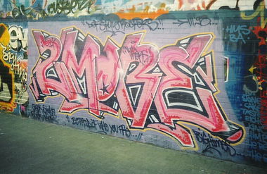 Graffiti Wall in Gifhorn - Photo by COLLECTOR - 2More, More, DSR (1998)