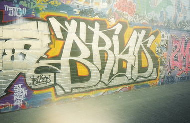 Graffiti Wall in Gifhorn - Photo by COLLECTOR - Brad, 5CK, Gifhorn (1998)