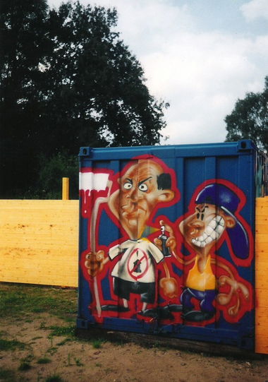 Graffiti Wall in Gifhorn - Photo by COLLECTOR - Igor, BSC, Gifhorn (1998)