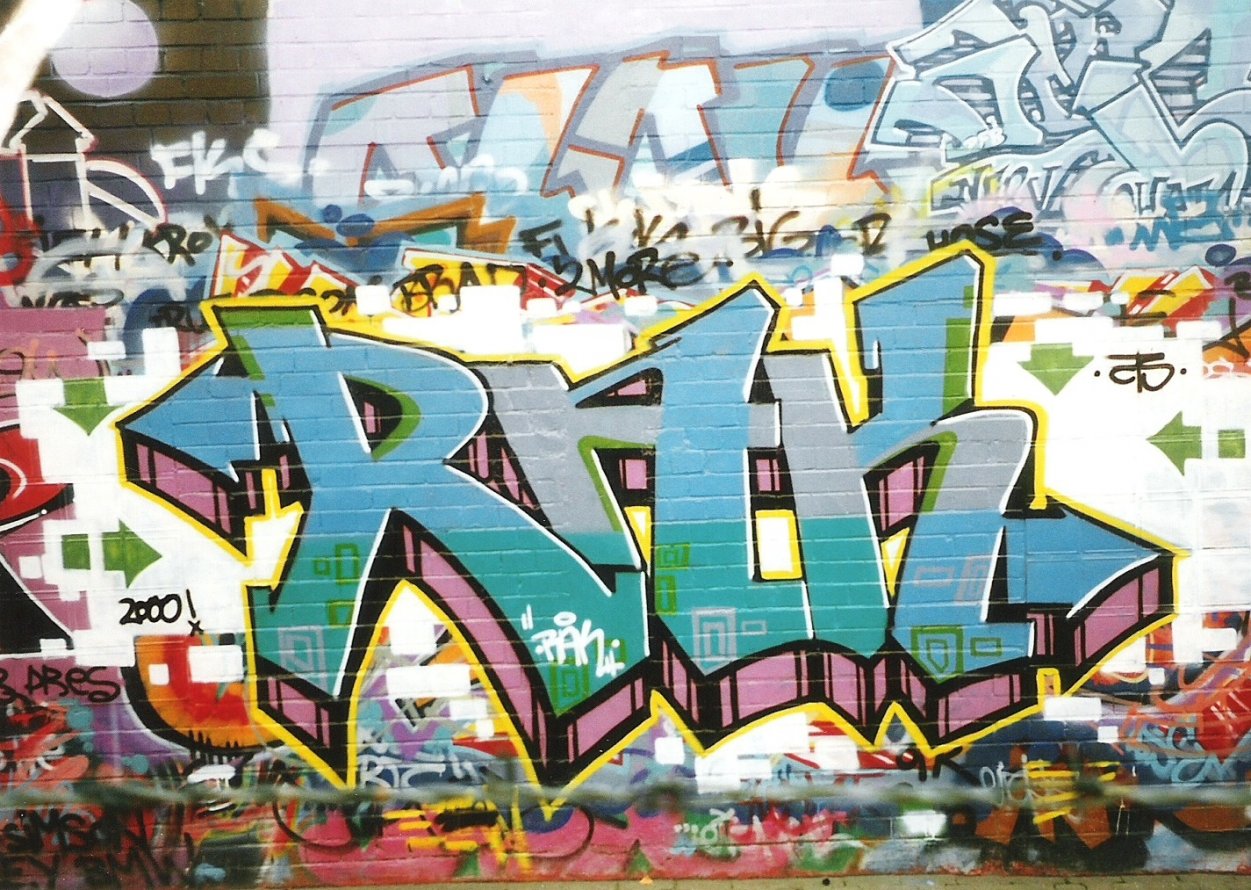 Graffiti Wall in Gifhorn - Photo by COLLECTOR - Rak, CTS, Gifhorn (2000)