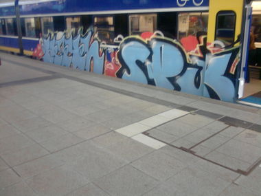 Graffiti Train in Bremen - Photo by COLLECTOR - Bremen, Germany (2013)