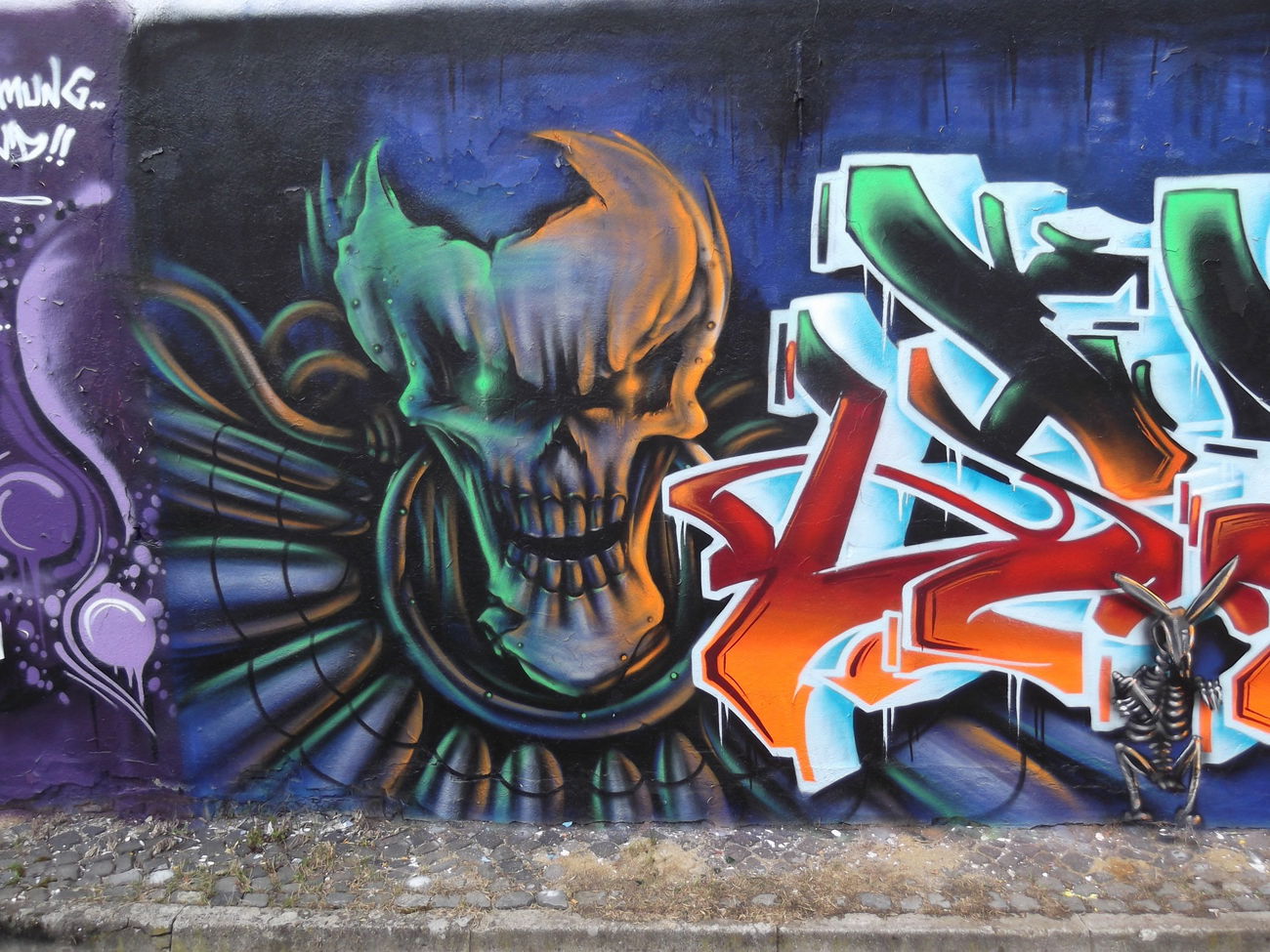 Graffiti Wall in Braunschweig - Photo by COLLECTOR - Monk, Braunschweig, Germany (2012)