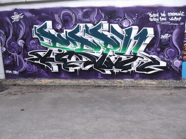 Graffiti Wall in Braunschweig - Photo by COLLECTOR - Sepy, GSM, TDR (2012)
