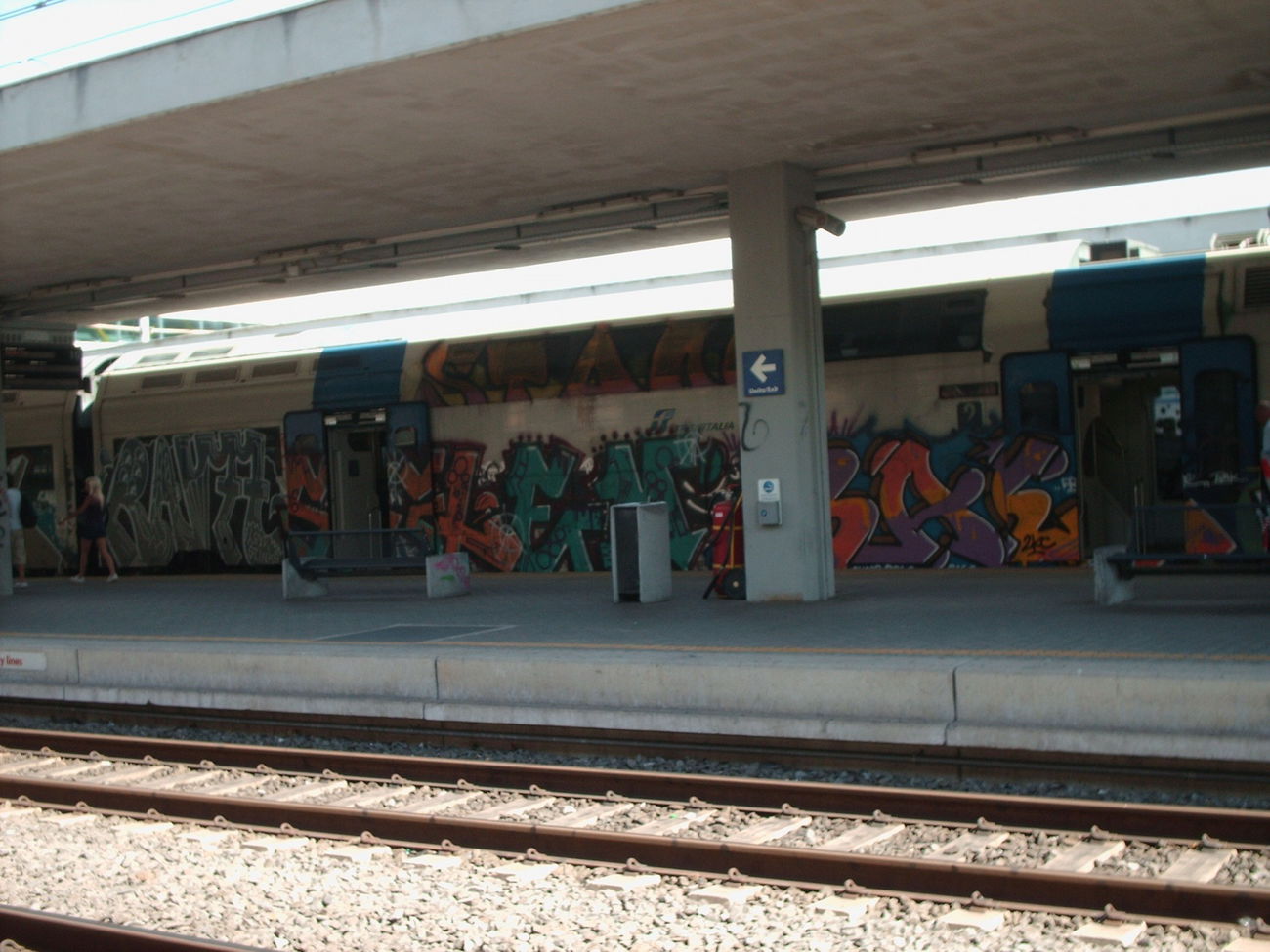 Graffiti Train in Rome - Photo by COLLECTOR - Rome, Italy (2010)