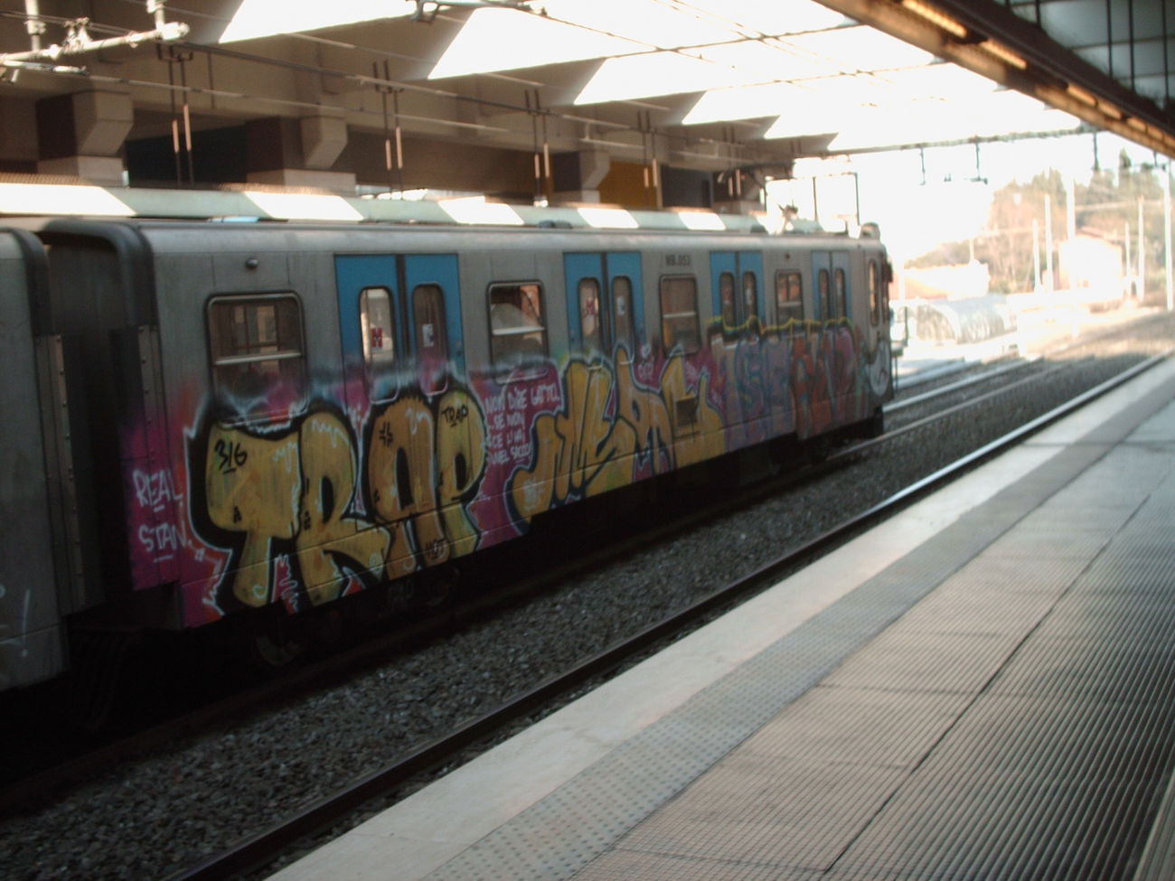 Graffiti Train in ROME - Photo by COLLECTOR - Rome, Italy, Trap