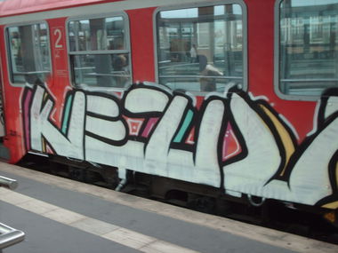Graffiti Train in Hannover - Photo by COLLECTOR - Hannover, Germany (2011)