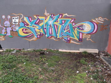 Graffiti Wall in Braunschweig - Photo by COLLECTOR - Pako, SMR, Braunschweig (2012)