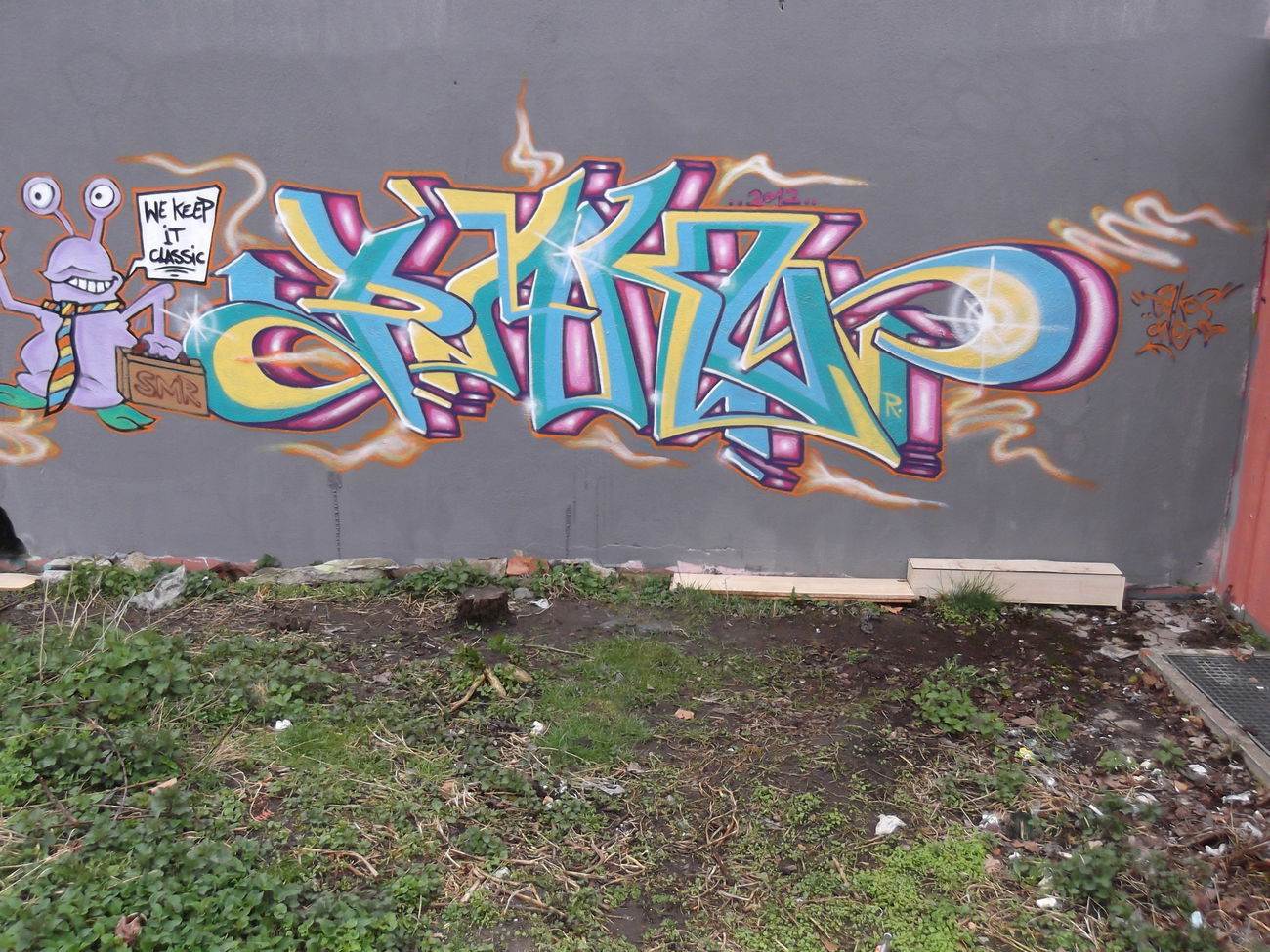 Graffiti Wall in Braunschweig - Photo by COLLECTOR - Pako, SMR, Braunschweig (2012)