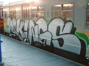 Graffiti Train in Brussel - Photo by COLLECTOR - RSK, Brussel, Bruxelles (2009)
