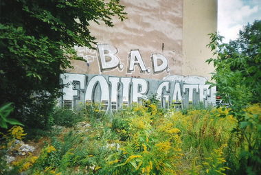 Graffiti Bombing in Berlin - Photo by COLLECTOR - BAD, Four, Gate