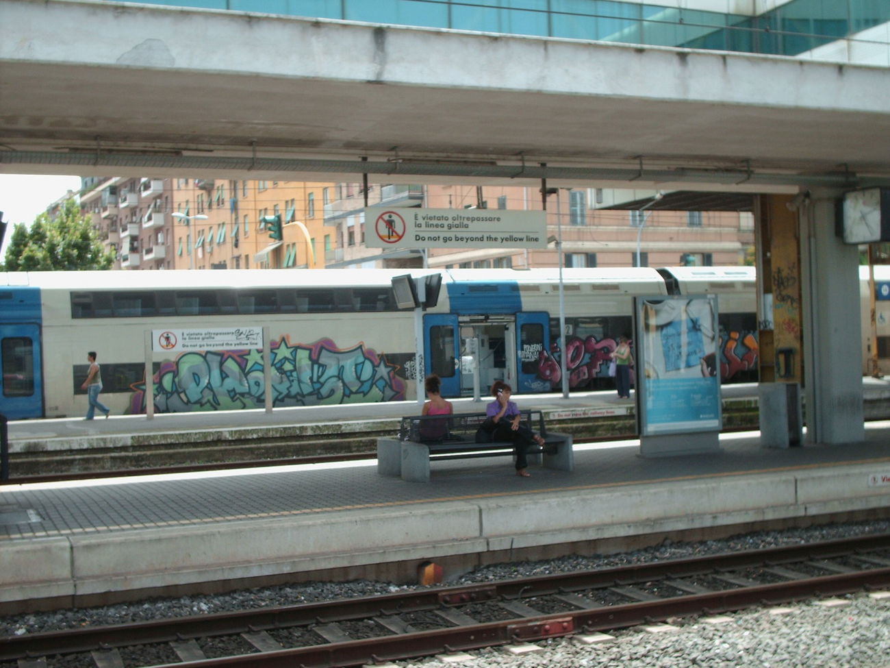 Graffiti Train in Rome - Photo by COLLECTOR - Rome, Italy (2010)