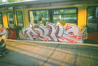 Graffiti Train in Berlin - Photo by COLLECTOR - Ruke, Berlin (2004)