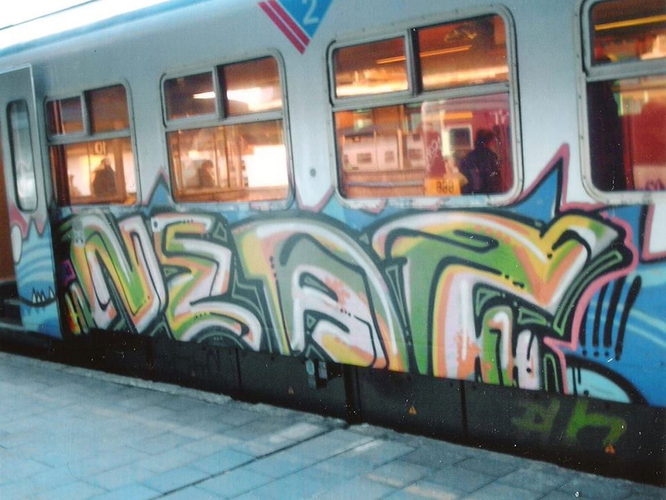 Graffiti Train in Brussel - Photo by COLLECTOR - Neat, Brussel, Bruxelles (2009)