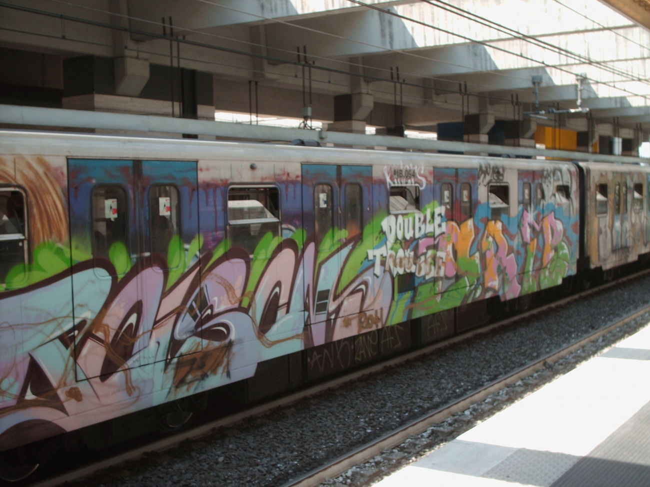 Graffiti Train in Rome - Photo by COLLECTOR - Poison, Rome, Italy (2012)