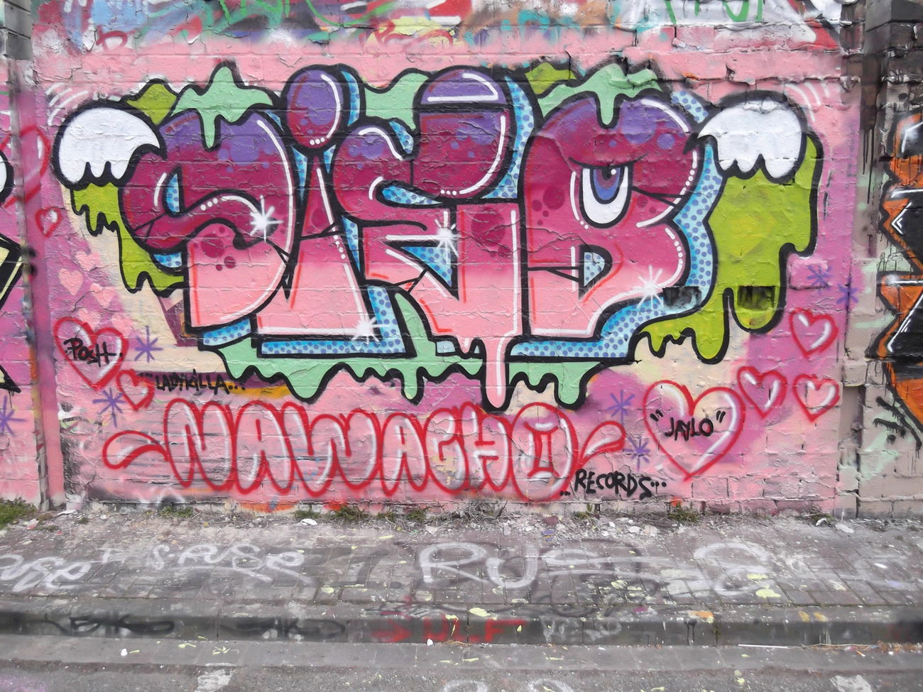 Graffiti Wall in Braunschweig - Photo by COLLECTOR - Dieb, Braunschweig, Germany (2012)