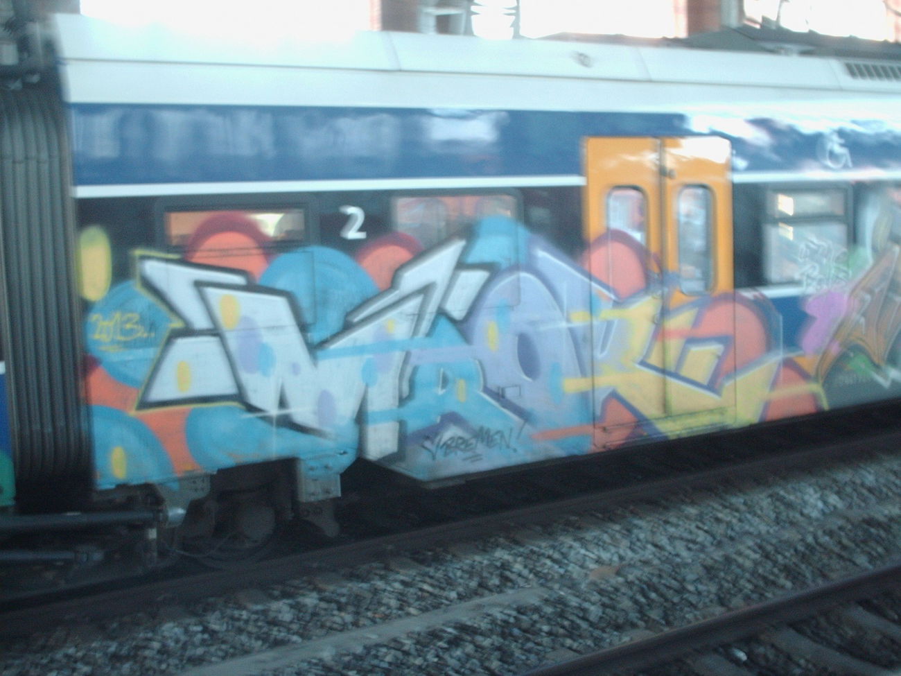 Graffiti Train in Bremen - Photo by COLLECTOR - Mrok, Bremen, Germany (2013)