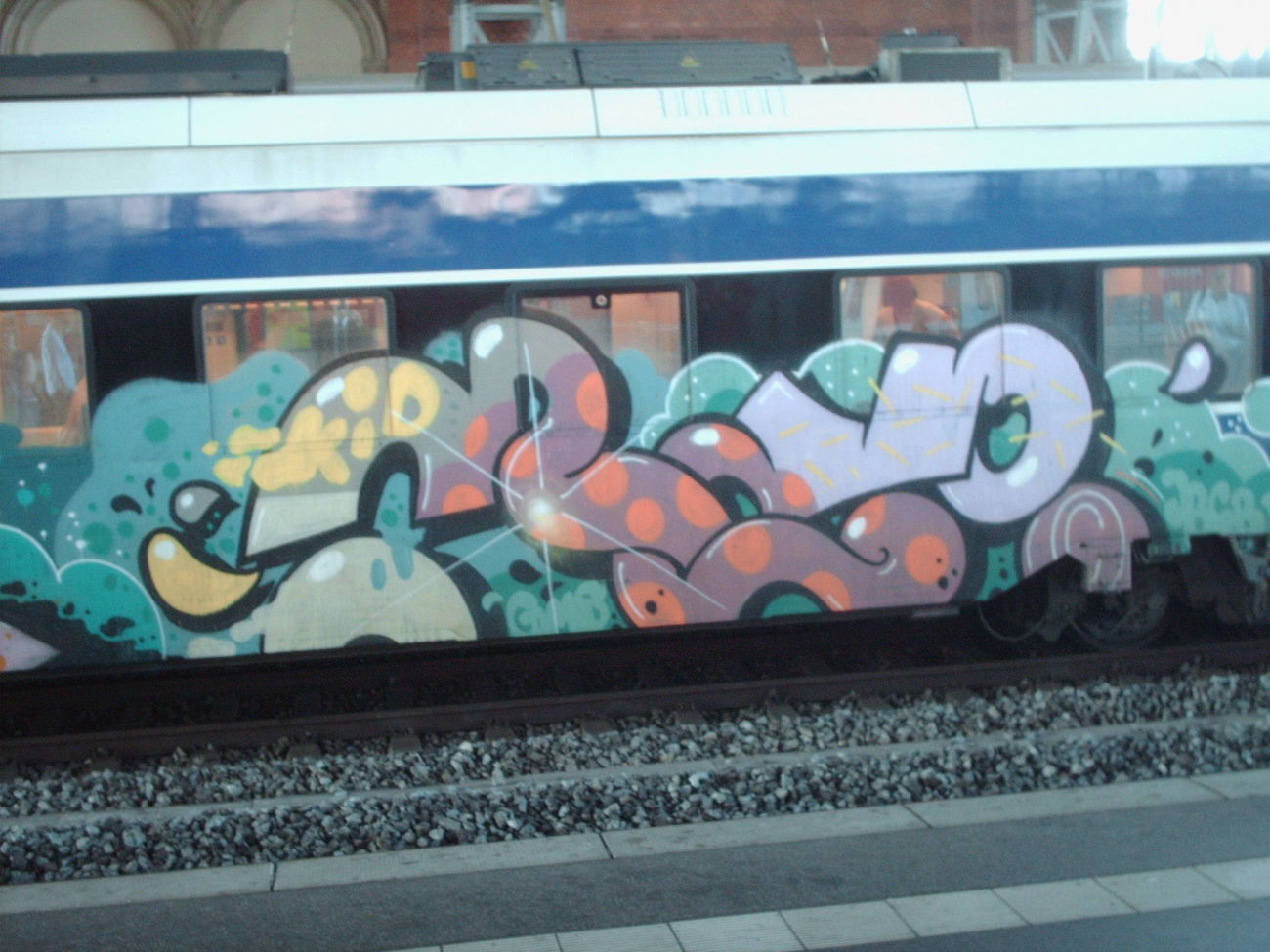Graffiti Train in Bremen - Photo by COLLECTOR - Crap, Bremen, Germany (2013)