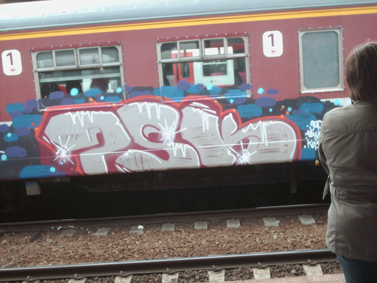 Graffiti Train in Gent - Photo by COLLECTOR - PSK, Gent, Belgium (2012)