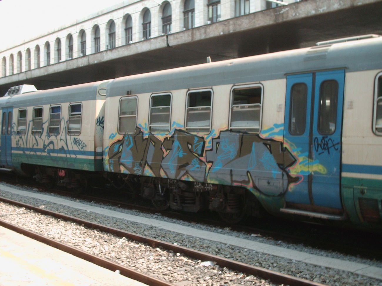 Graffiti Train in Rome - Photo by COLLECTOR - Rome, Italy (2012)