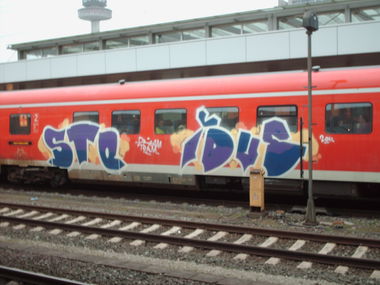 Graffiti Train in Hannover - Photo by COLLECTOR - Ste, Idus, Hannover (2011)
