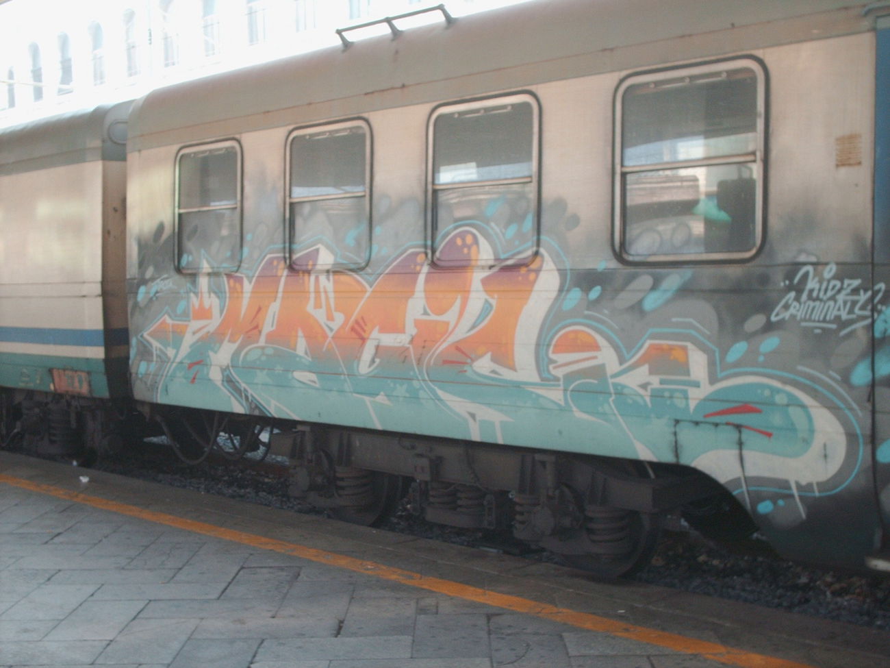 Graffiti Train in Rome - Photo by COLLECTOR - Magic, Rome, Italy