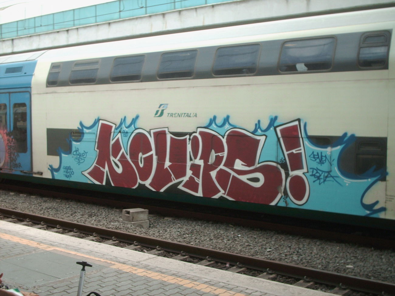 Graffiti Train in Rome - Photo by COLLECTOR - Novips, Rome, Italy (2010)