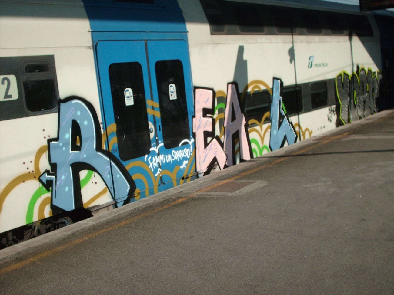 Graffiti Train in Rome - Photo by COLLECTOR - Real, Rome, Italy (2011)
