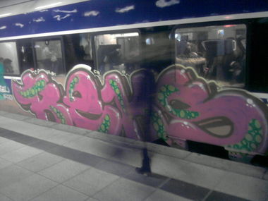 Graffiti Train in Bremen - Photo by COLLECTOR - Reks, Bremen, Germany (2013)