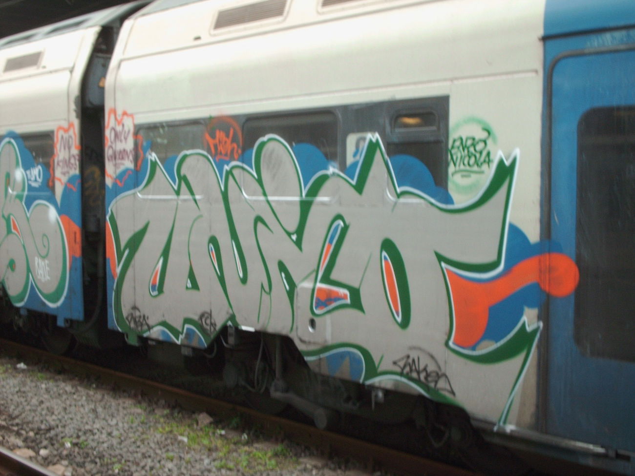 Graffiti Train in Rome - Photo by COLLECTOR - Unico, Rome, Italy (2011)