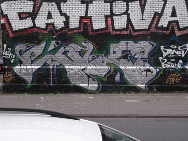 Graffiti Wall in Braunschweig - Photo by COLLECTOR - Cole, UPC, DNS (2012)