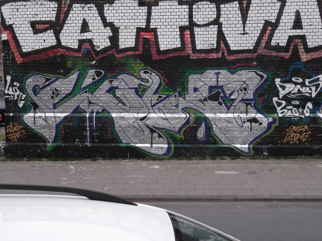Graffiti Wall in Braunschweig - Photo by COLLECTOR - Cole, UPC, DNS (2012)