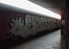 Graffiti Train in Rome - Photo by COLLECTOR - Spoken, Lilia, Rome (2011)