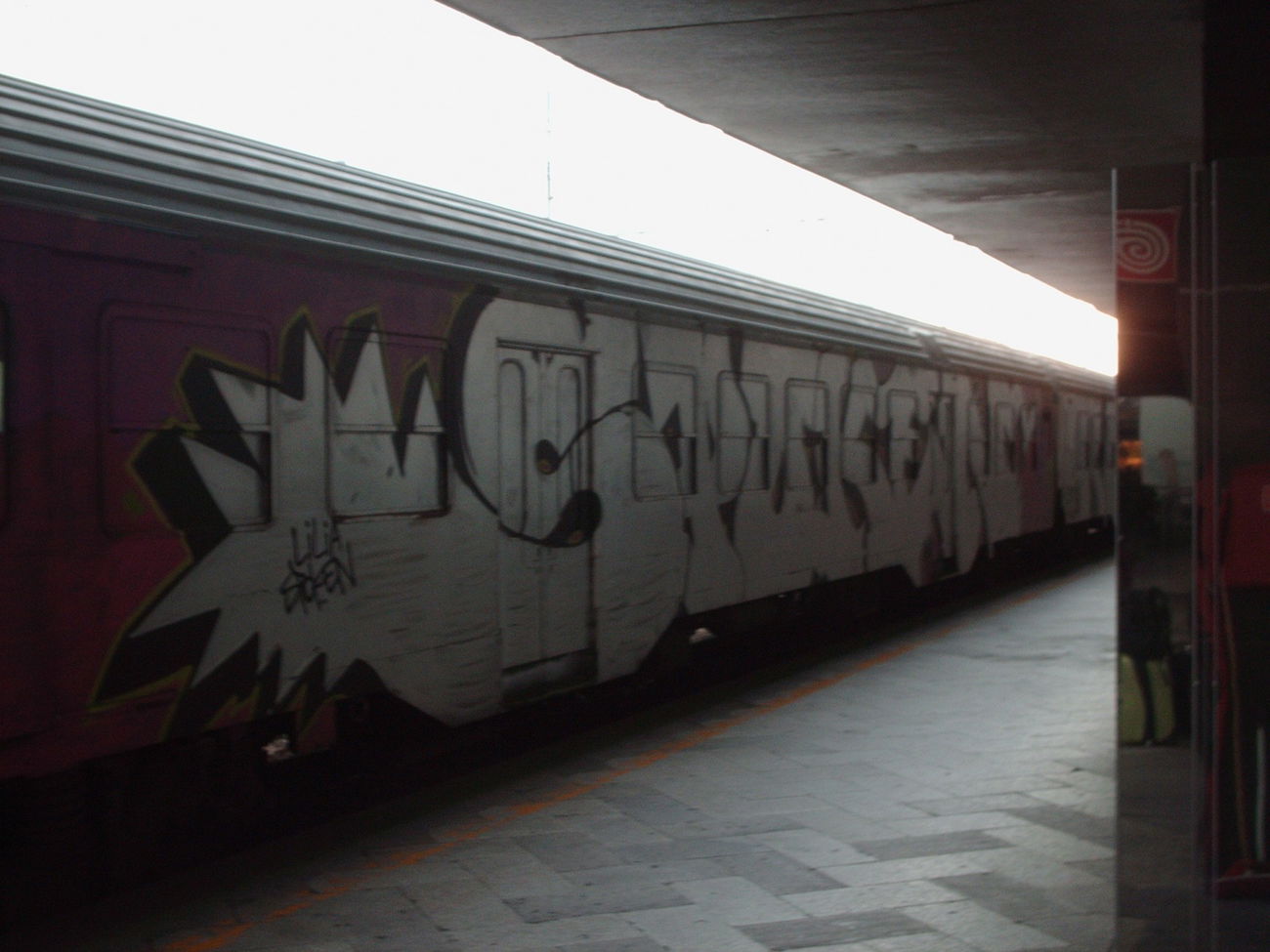 Graffiti Train in Rome - Photo by COLLECTOR - Spoken, Lilia, Rome (2011)