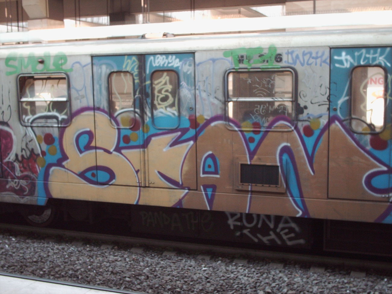 Graffiti Train in ROME - Photo by COLLECTOR - Rome, Italy, Stan