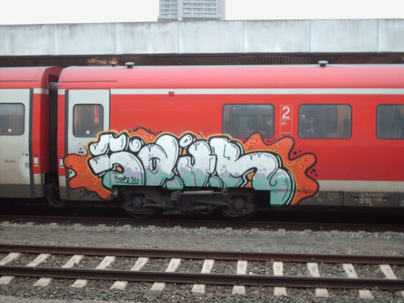 Graffiti Train in Hannover - Photo by COLLECTOR - Saur, Hannover, Germany (2011)
