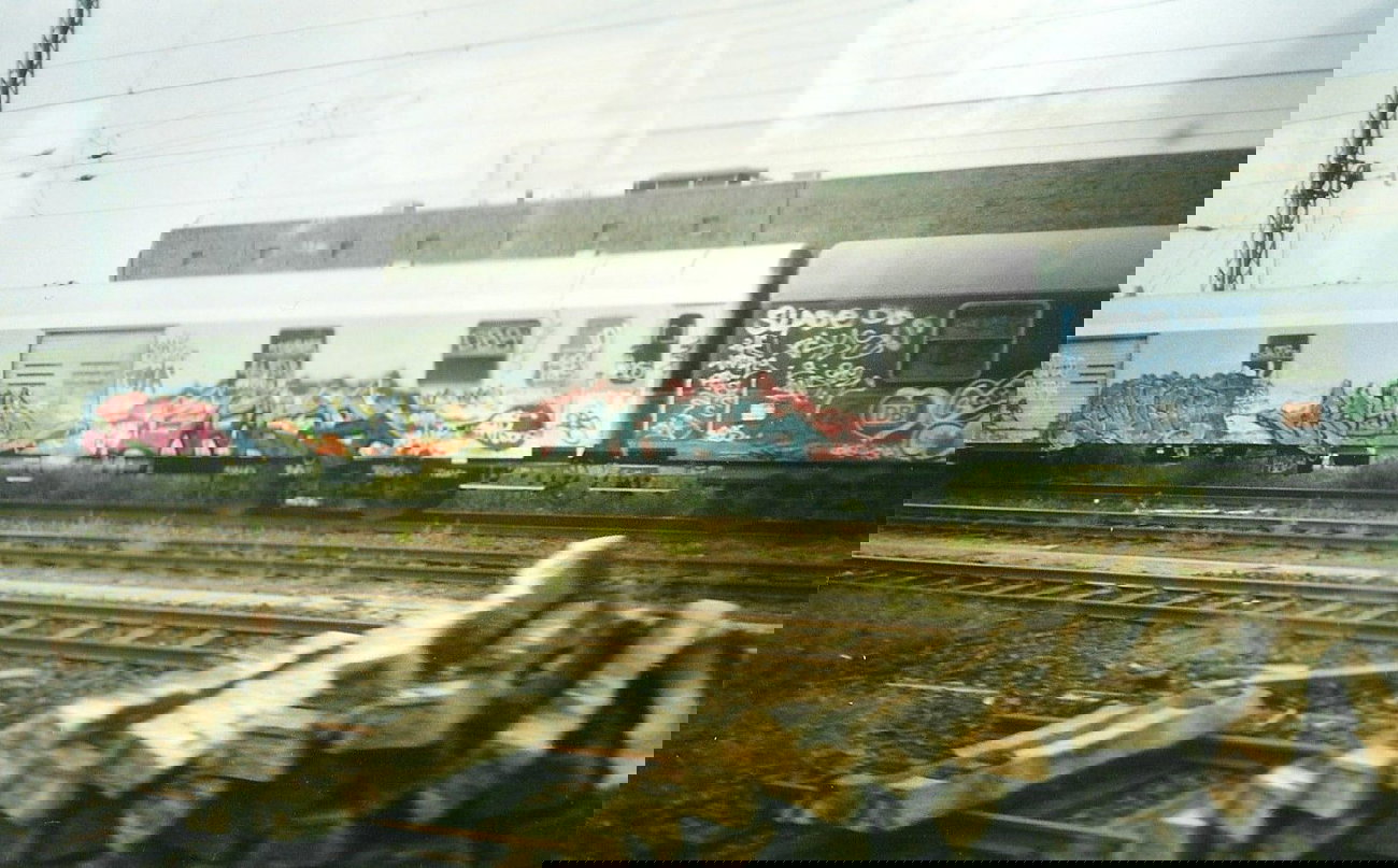 Graffiti Train in Berlin - Photo by COLLECTOR - Berlin