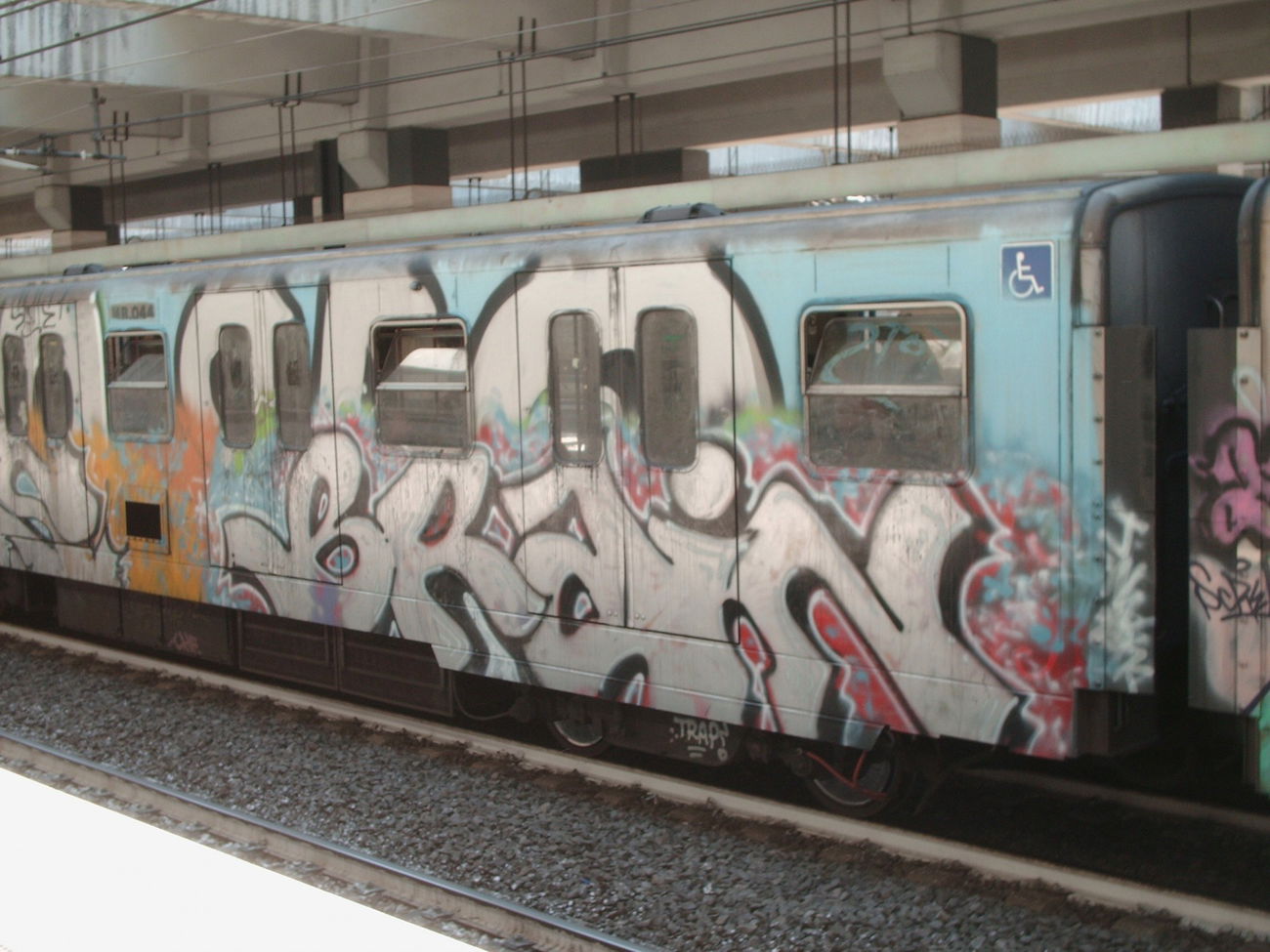 Graffiti Train in Rome - Photo by COLLECTOR - Brain, Rome, Italy (2012)