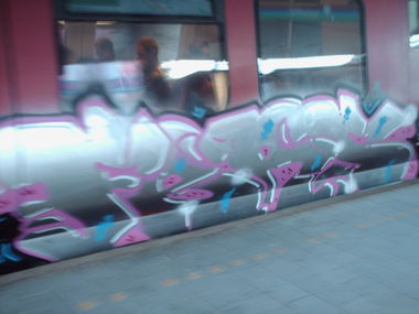 Graffiti Train in Copenhagen - Photo by COLLECTOR - Fers, Copenhagen, Denmark (2011)